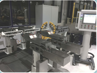 ZCN090B-X（1550、2500）跑道式線圈數(shù)控包帶機（機械爪結(jié)構(gòu)）